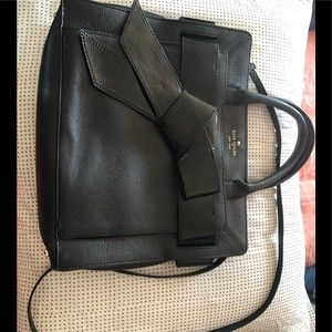 Black Leather Kate Spade Purse and Matching Wallet